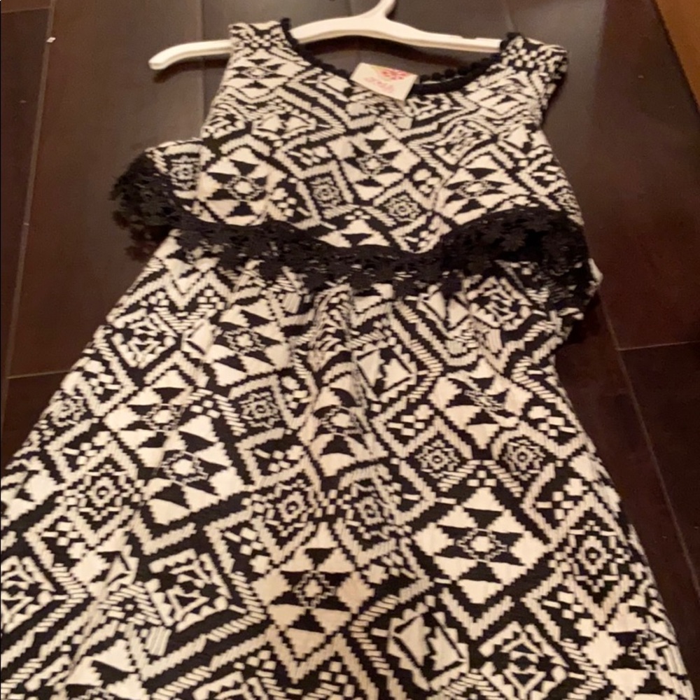 Black and white dress